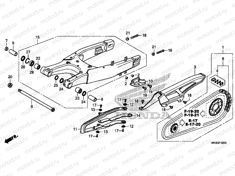 F-32 SWINGARM