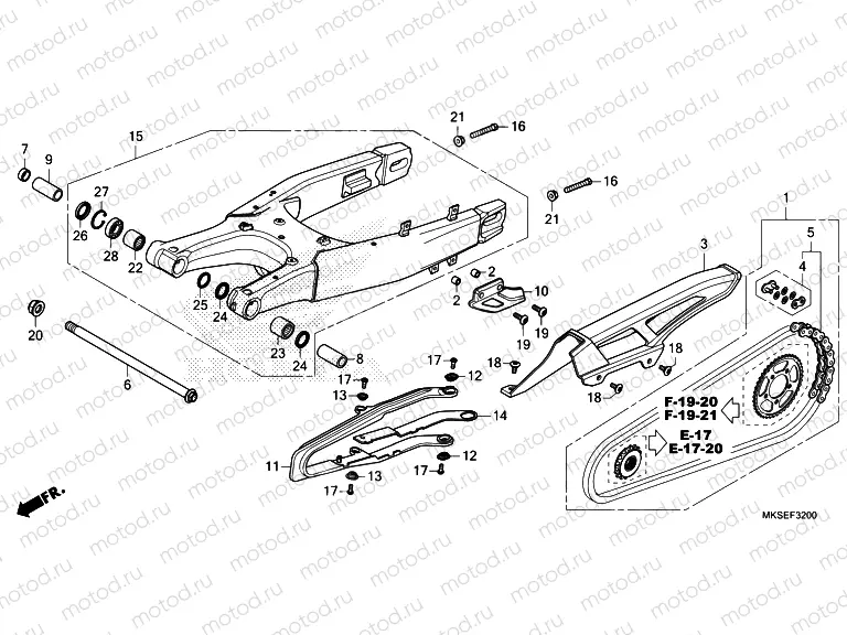 F-32 SWINGARM