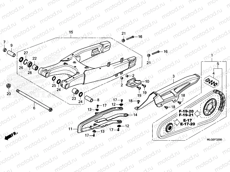F-32 SWINGARM