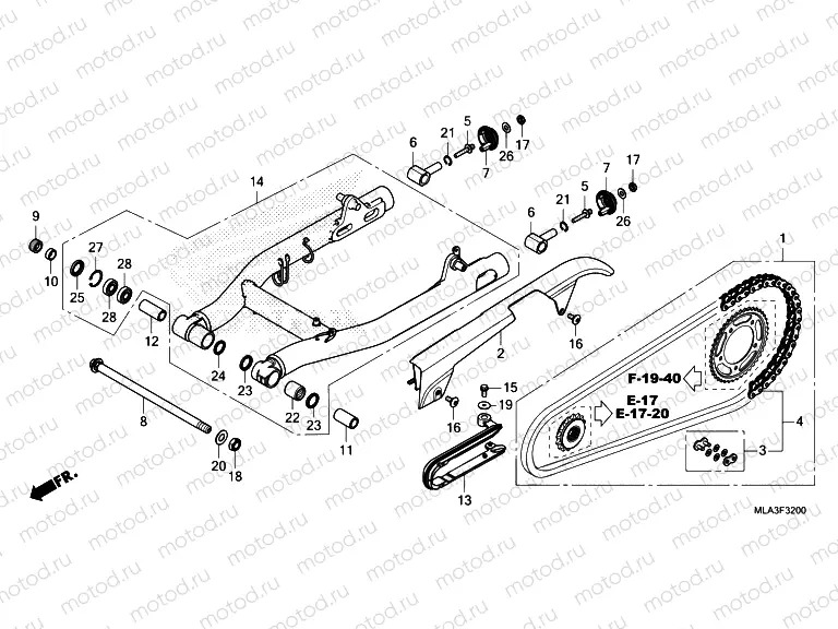 F-32 SWINGARM