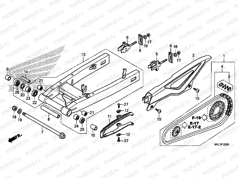 F-32 SWINGARM