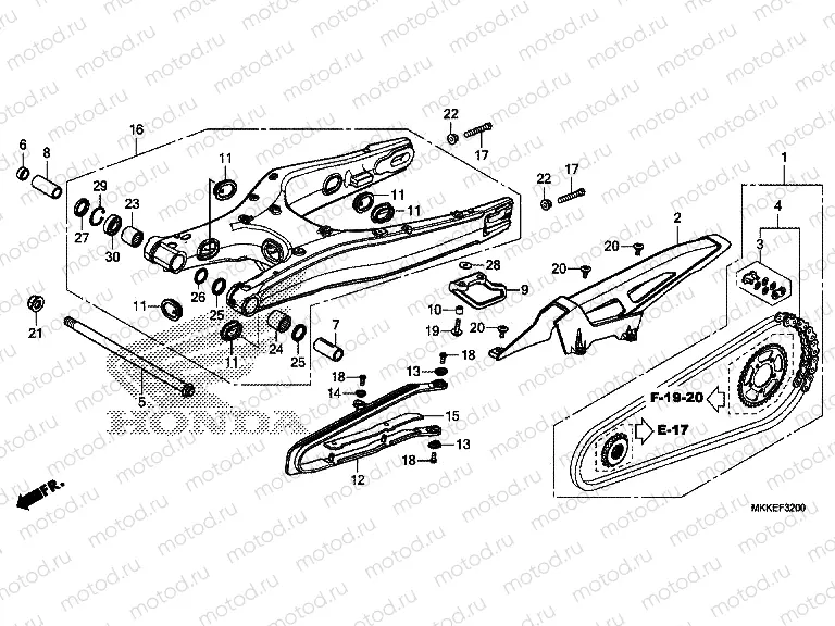 F-32 SWINGARM