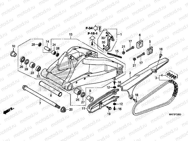 F-32 SWINGARM