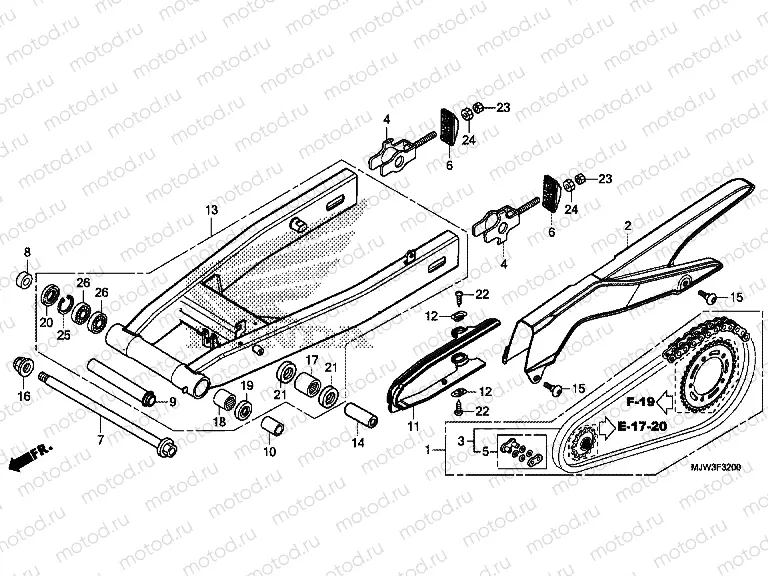 F-32 SWINGARM