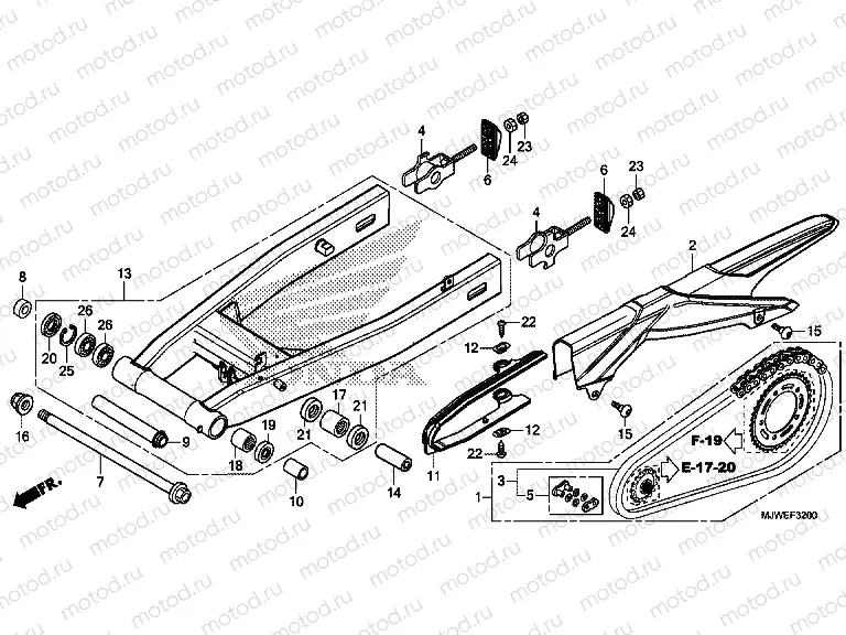 F-32 SWINGARM
