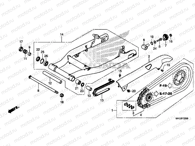 F-32 SWINGARM