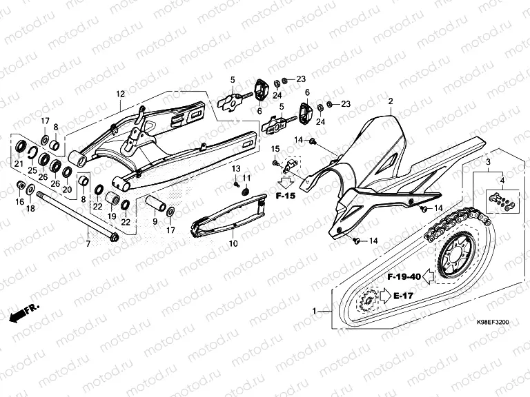 F-32 SWINGARM