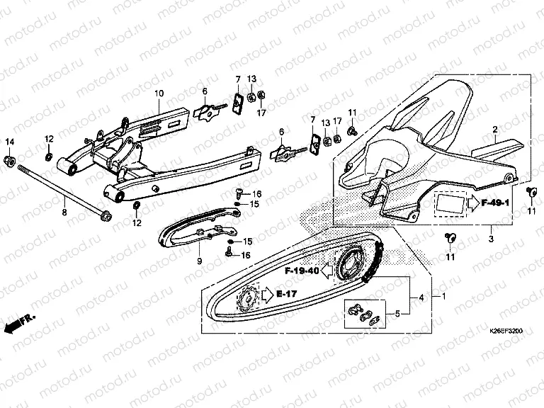 F-32 SWINGARM