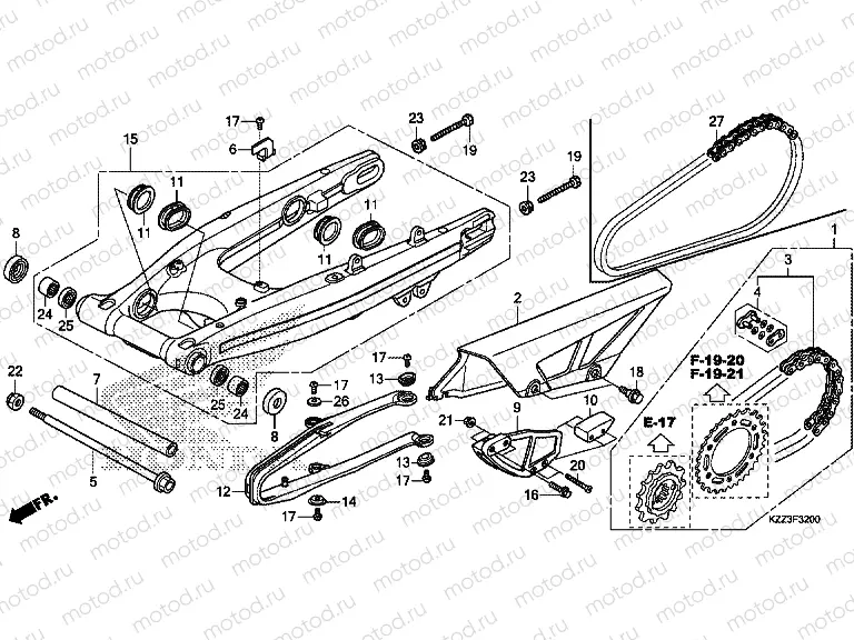 F-32 SWINGARM