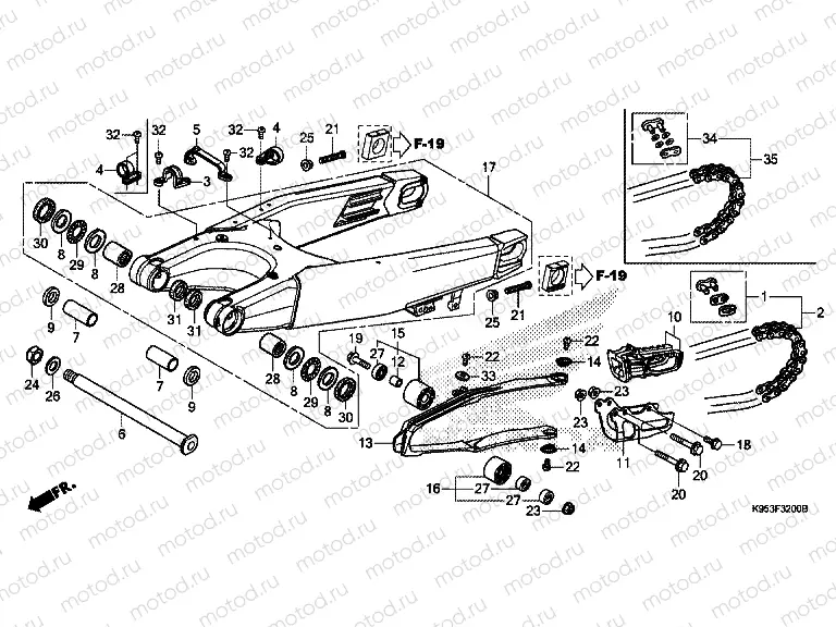 F-32 SWINGARM