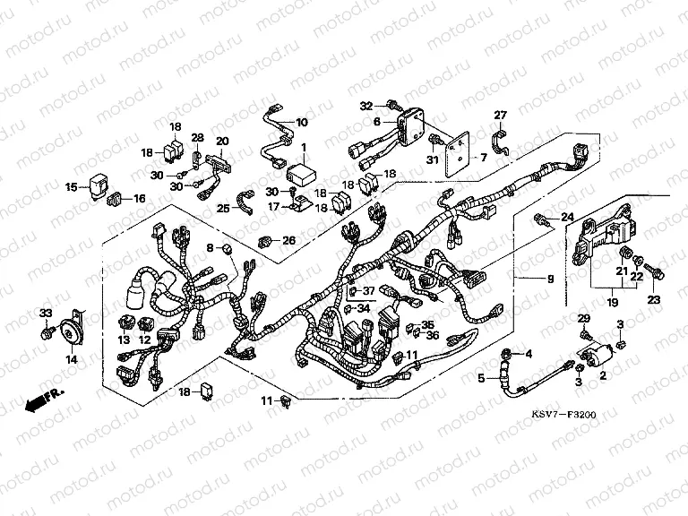 F-32 WIRING HARNESS