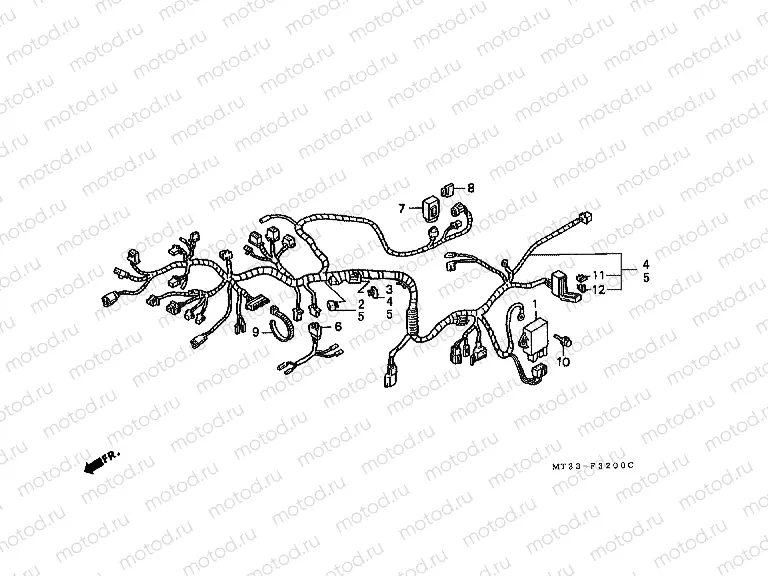 F-32 WIRING HARNESS (ST1100L / M / N / P / R)
