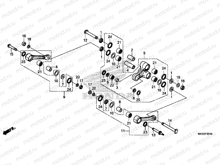 F-33-10 CUSHION ARM