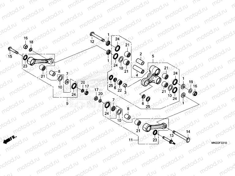 F-33-10 CUSHION ARM