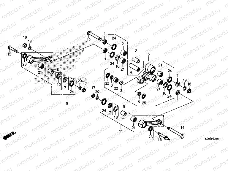 F-33-10 CUSHION ARM