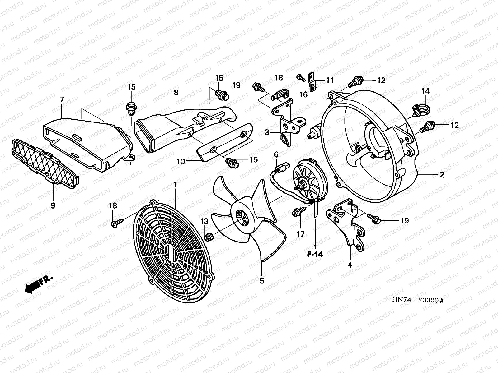 F-33 COOLING FAN