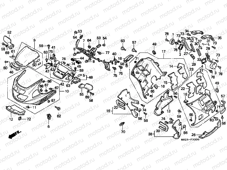 F-33 ​​ENGINE HOUSING