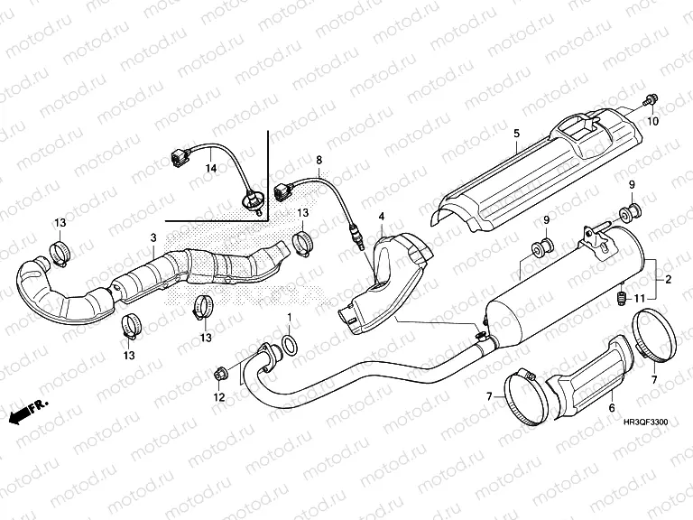 F-33 EXHAUST MUFFLER