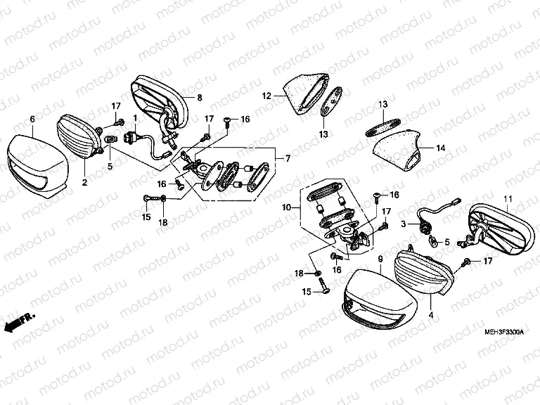 F-33 ​​FLASHING / MIRROR