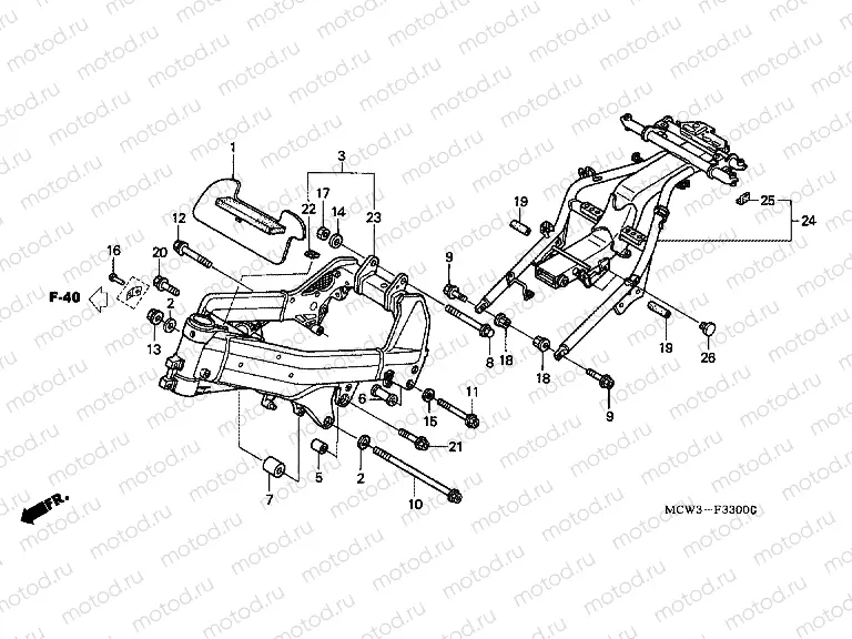 F-33 ​​FRAME HOUSING