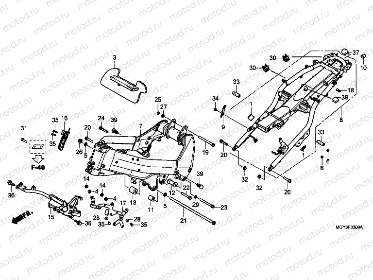 F-33 ​​FRAME HOUSING