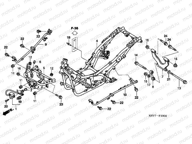 F-33 ​​FRAME HOUSING