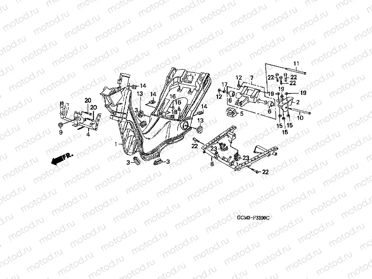 F-33 ​​FRAME HOUSING