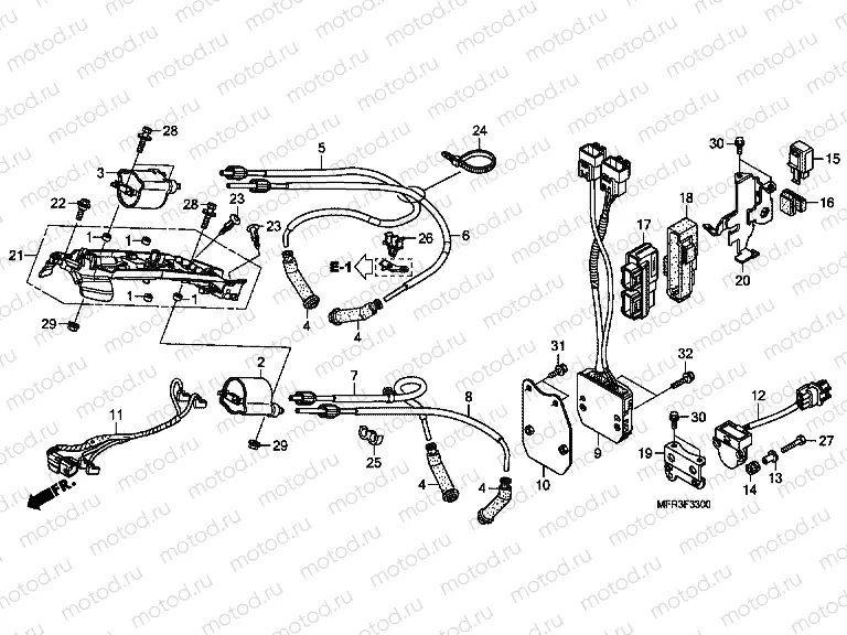 F-33 ​​IGNITION COIL / ECU - CENTRAL CONTROL UNIT