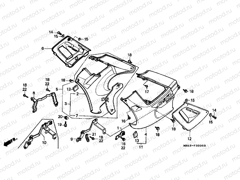 F-33 ​​LOWER ENGINE HOUSING