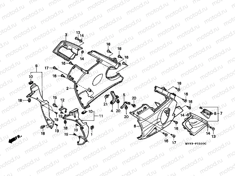 F-33 ​​LOWER ENGINE HOUSING