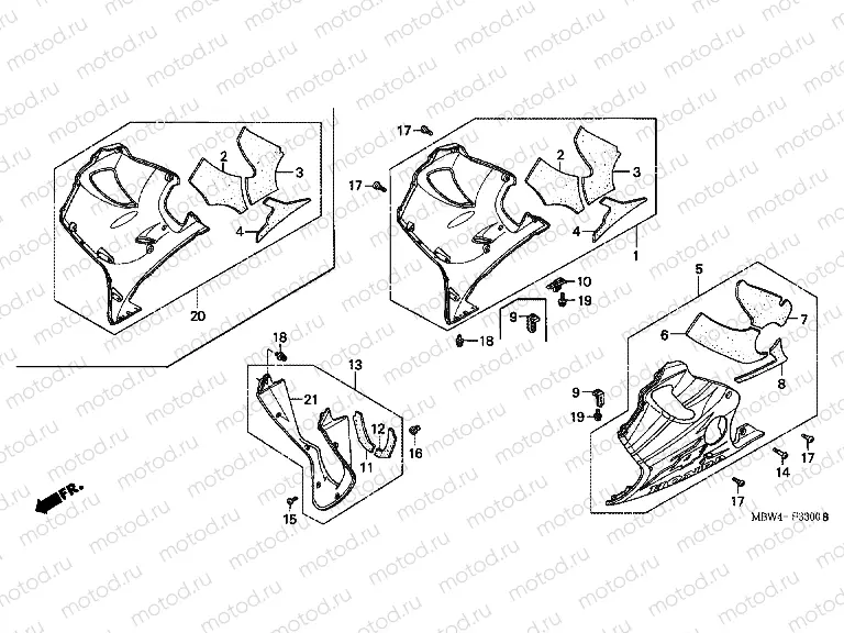 F-33 ​​LOWER ENGINE HOUSING