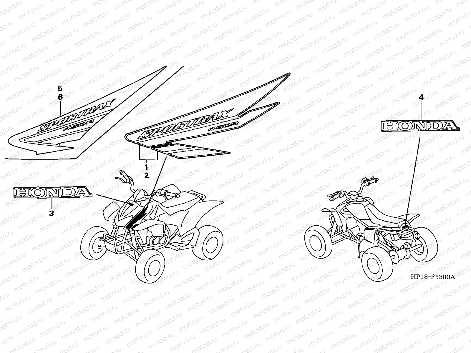 F-33 MARK (TRX450R4,5)
