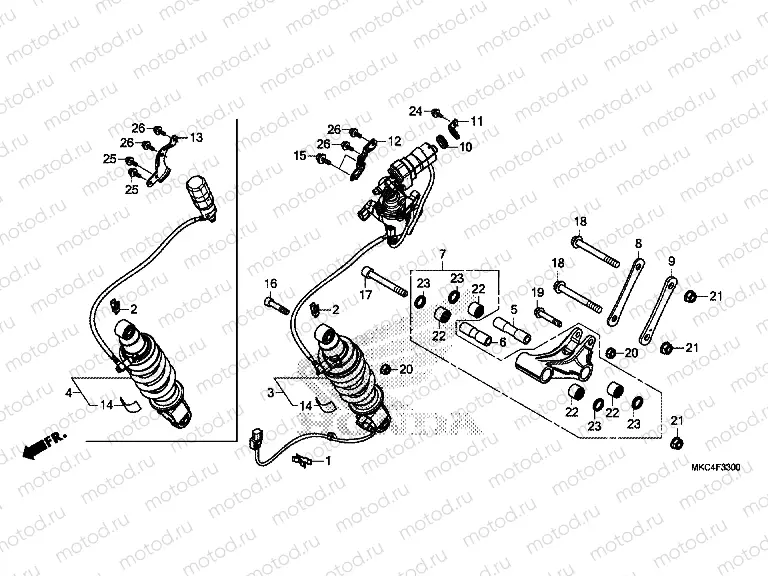 F-33 ​​REAR CUSHION