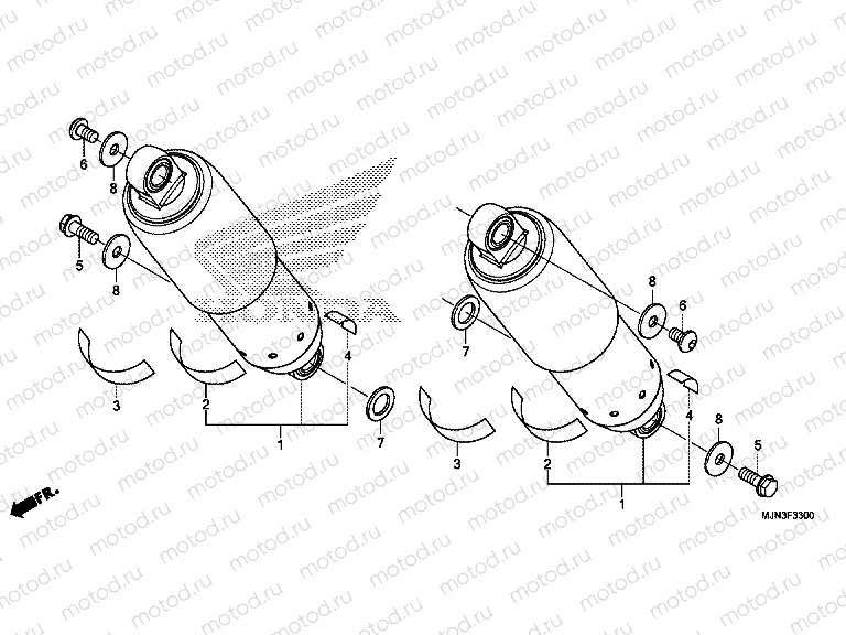 F-33 ​​REAR SHOCK ABSORBER