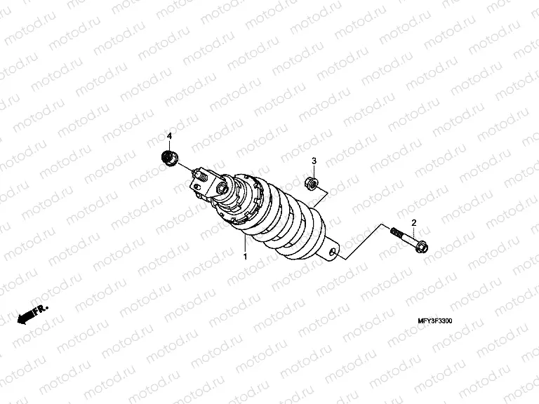 F-33 ​​REAR SHOCK ABSORBER