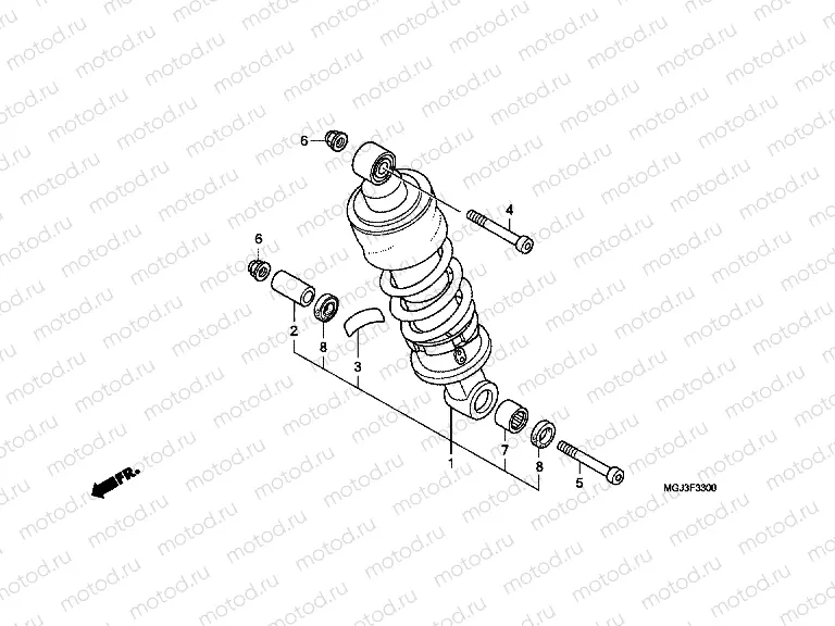 F-33 ​​REAR SHOCK ABSORBER