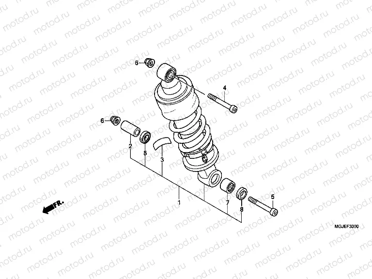 F-33 ​​REAR SHOCK ABSORBER
