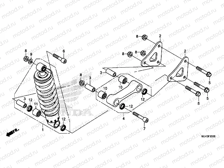F-33 ​​REAR SHOCK ABSORBER