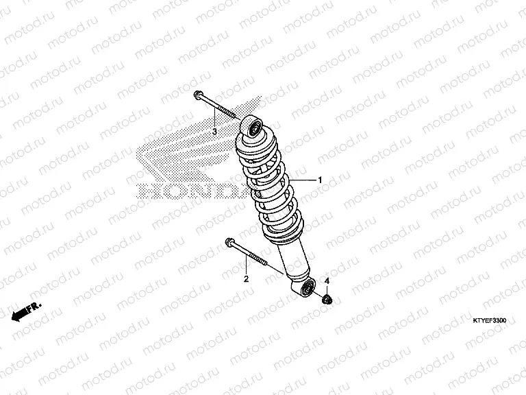 F-33 ​​REAR SHOCK ABSORBER