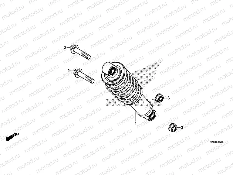 F-33 ​​REAR SHOCK ABSORBER