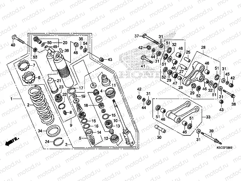 F-33 ​​REAR SHOCK ABSORBER