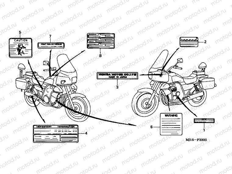 F-33 ​​WARNING LABEL