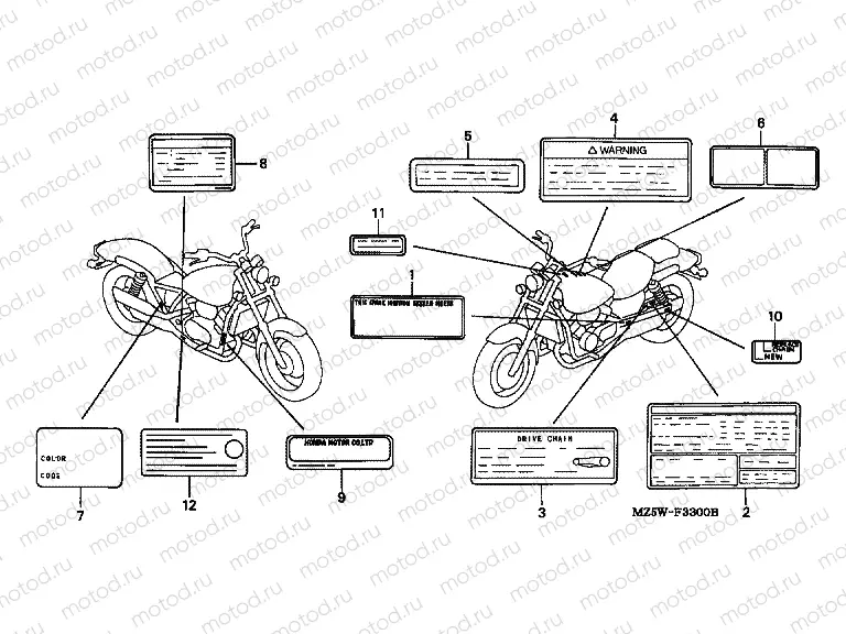 F-33 ​​WARNING LABEL