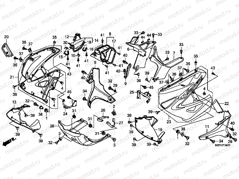 F-34-1 LOWER ENGINE