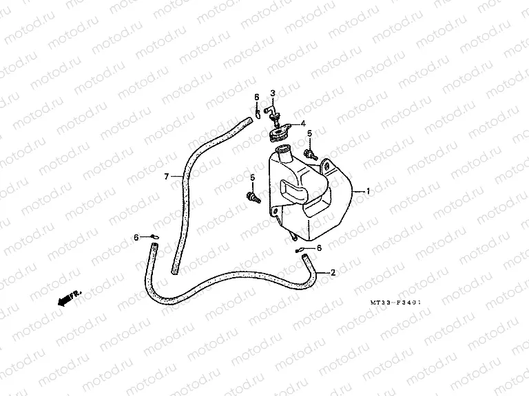 F-34-1 RESERVE FUEL TANK (ST1100AN / AP / AR)