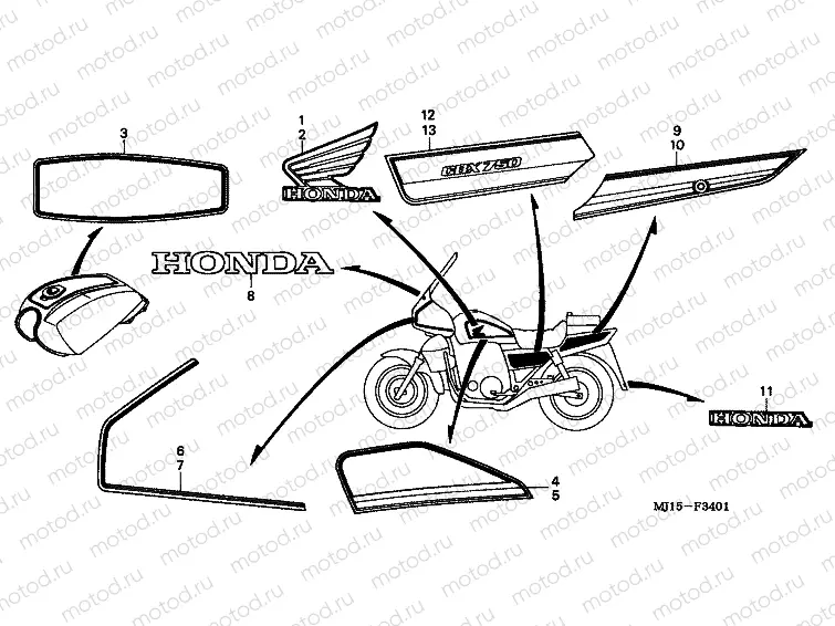 F-34-1 SIGN / STRIP (MO)