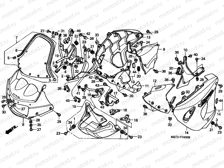 F-34 ENGINE HOUSING