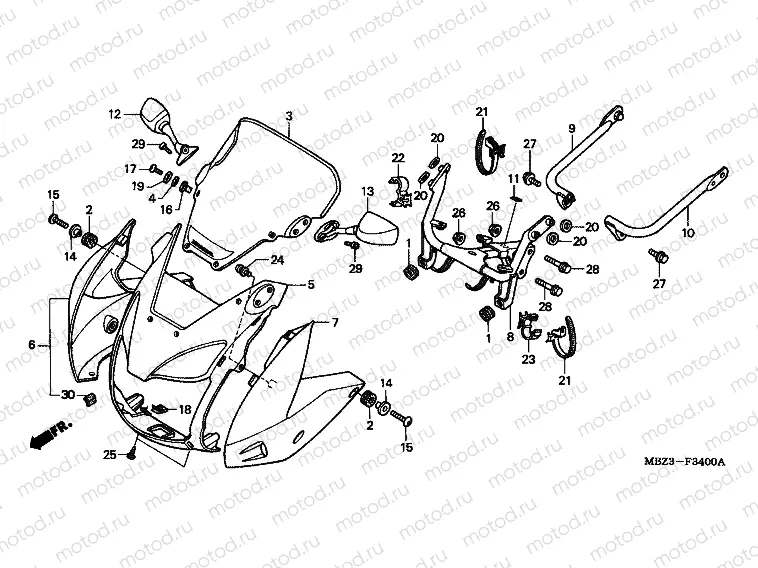 F-34 ENGINE HOUSING