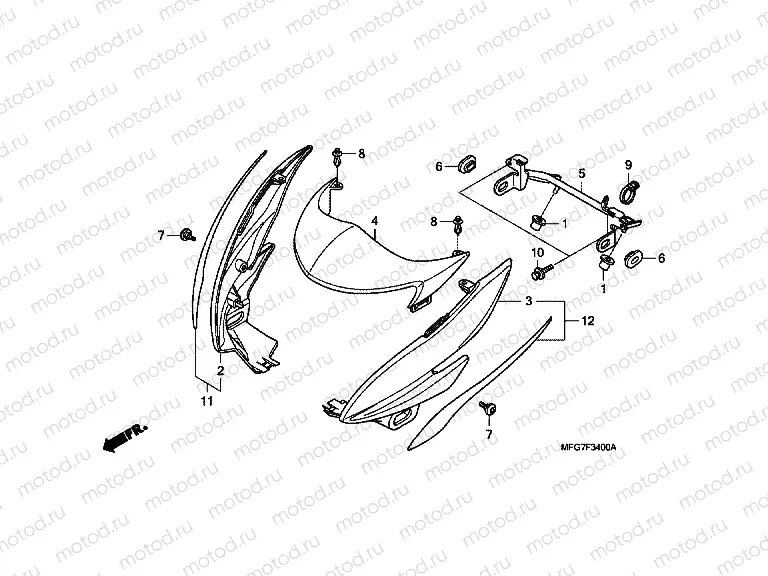 F-34 ENGINE HOUSING