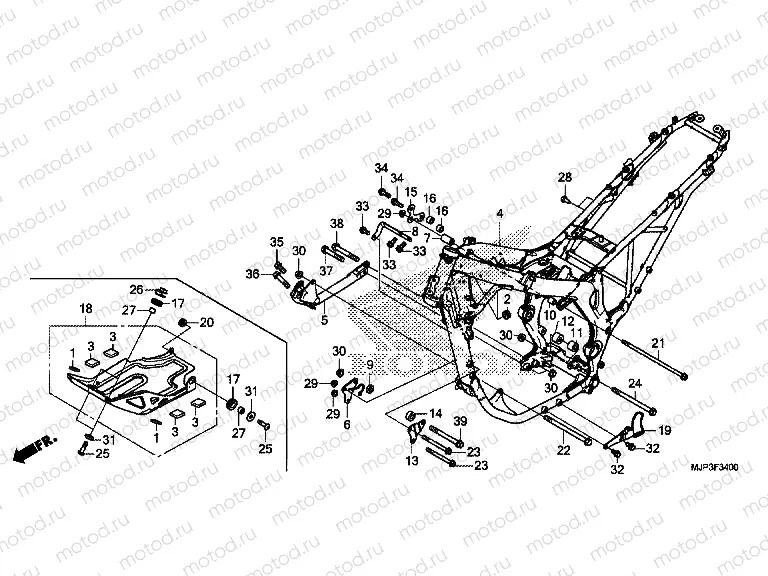 F-34 FRAME BODY